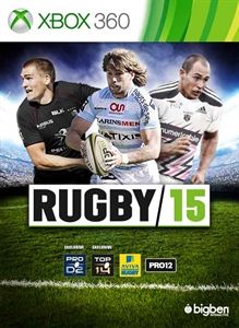 Rugby 15 box art for Xbox 360